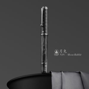 LT Hongdian N8S Red Maple Pen Season Limited High-grade Retro Light Color Acrylic Resin Fountain Pen