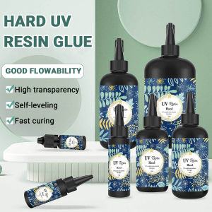 Hard UV Resin glue Adhesive Crystal Transparent UV Glue Curing Epoxy Resin DIY Jewelry making Hard UV Resin Adhesive Crystal Transparent UV Curing Epoxy Resin Jewelry