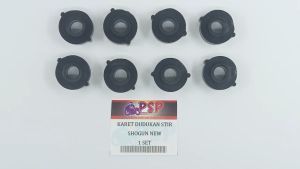 Karet Dudukan Stir SHOGUN NEW (PSP) - Peredam Ganjal Pangkon Bantalan Stang Setang (Set Isi 8)