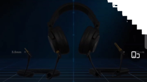 MAONO MH601 Studio Headphone Monitor with BA37 Arm Stand for Musik Instrumen Microphone Soundcard