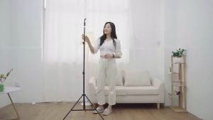 2.1M Tripod Stand with Ring Light 3 Mode LED Dimmable Extendable Selfie Stand Phone Tripod for Video YouTube TikTok Live Photo Studio