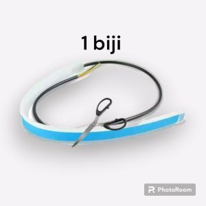 Lampu Alis LED Sen Running 30 CM BIRU KUNING Motor/ Mobil 12volt