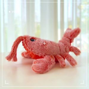 กระเป๋า Lobster Doll ของเล่นสำหรับน้องหมาและแมว (กระเป๋าเล่นสำหรับเล่นสำหรับน้องหมาและแมว)