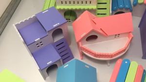 9.9บ้านแฮมสเตอร์ บ้านหนูแฮมสเตอร์ ของเล่นหนูแฮมเตอร์ ของเล่นสัตว์เลี้ยง ตกแต่งกรงสัตว์เลี้ยง  บ้านหนูแฮมสเตอร์