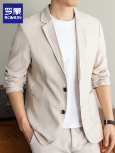 ROMON | UV Protection Linen Blazer Thin Jacket