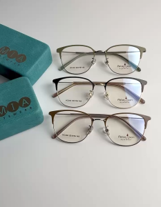 Gọng kính titan MIA EYEWEAR Peterson 348 chất liệu full titan siêu nhẹ nguyên khung chắc chắn thời trang