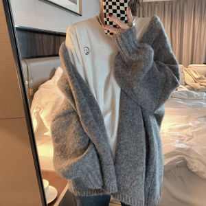 Áo Len Cardigan Rộng Rãi Thoải Mái Phong Cách Nhẹ Nhàng Mùa Xuân Thu Mới Về Chất Lượng Cao Áo Khoác Ngoài Dệt Kim Dài Tay Cổ Chữ V