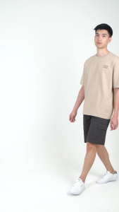 Forest T Shirt Lelaki | Forest Oversized Heavy Weight 380gsm Dual-ply Cotton Yarn Short Sleeve T Shirt Men - 24089