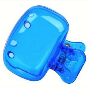 Portable Toothbrush Head Cover Transparent Set with Covers Soft Bristles Color Coded Portable for Travel Camping Bathroom Access