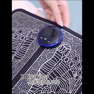Portable Therapy EMS Electric Foot Massager Pad USB Rechargeable Leg Reshaping Relieve Fatigue Foot Massager Mat