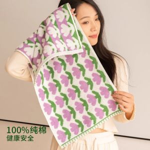 Khăn Mặt Cotton Mềm Mại Thấm Hút Cho Phụ Nữ Dùng Tại Nhà Khăn Mặt Cotton Nguyên Chất Dùng Cho Phòng Tắm Và Phòng Vệ Sinh
