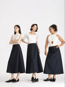 HIPPIE MISS | Hippie Girl Summer Lightweight Sun Protection Umbrella Skirt Mid-Length