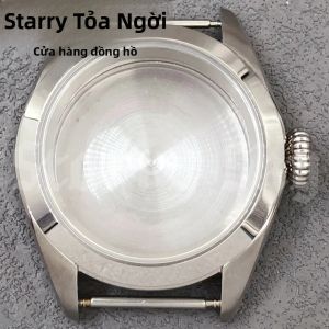 Vỏ Đồng Hồ Màu Bạc LARIMOKER 38mm Với Mặt Kính Sapphire Được Đánh Bóng Cạnh Nghiêng Thích Hợp Cho Phụ Kiện Đồng Hồ Chuyển Động NH35 ETA PT Mingzhu