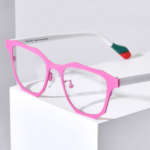 FONEX Acetate Titanium Glasses Frame Men New Design Brand Square Prescription Eyeglasses Women Japanese Ultralight Spectacles High-Quality Myopia Optical Eyewear 85883