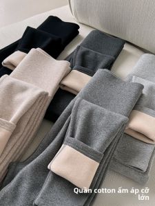 MiiOW | Quần lót cotton dày ấm áp cạp cao cho nữ mùa thu đông mới về quần cotton cỡ lớn quần nỉ thoải mái