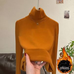 Stylish New Spring High Quality Double-faced Dralon Turtleneck Undershirt