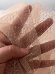 Parallelogram Point Net Fabric Skin Wig Base Net for Toupee Hair Topper Making