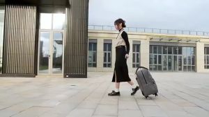 Charles X universal wheel trolley bag can carry and pull travel luggage bag ultra light hand pull backpack