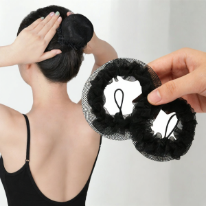 ZUOOU | Black Hidden Cord Hair Net For Dance Examination