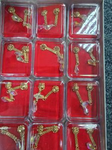 FANCY EARRING GOLD PLATE