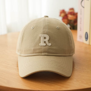 Easiest for Match Do Not Pick People R Standard Baseball Cap Girls Big Head Circumference Soft Peaked Cap Rose Pink Pure Cotton Deep Top Hat Men