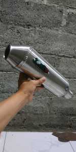 Knalpot Racing CKC titan Silincer only bonus braket klem
