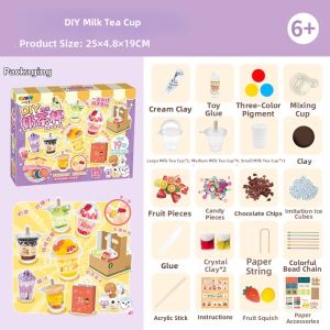 JIEXI | Mini DIY Bubble Tea Shop Playset Toy