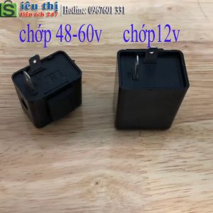 Cục Chớp Xi Nhan Xe Đạp Điện Xe Máy 12v48-60V