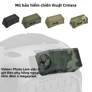 Camera Mũ Bảo Hiểm Chiến Thuật EverwildGear 1080P Dành Cho Chụp Ảnh Cosplay CS Quay Video & Chụp Ảnh Có Móc Treo Camera Săn Bắn