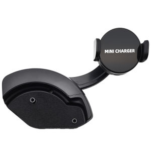 Mini Wireless Car Phone Holder Navigation Decorative BMW Universal Metal Dashboard Mount with Wireless Charging Function