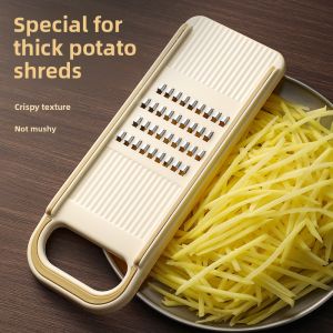 Home Use Potato Thread Scraper Vegetable Slicer Safety Handle Coarse Carrot Thread Cutter Multifunctional Kitchen Tool