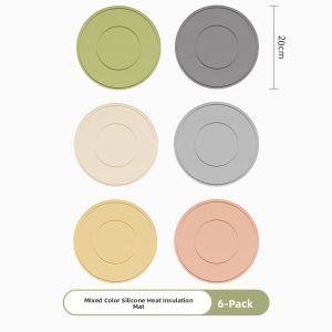 High-Temperature Resistant Silicone Heat Insulation Mat Dining Table Pad Cup Coaster Anti-Scalding Pad for Kitchen Utensils