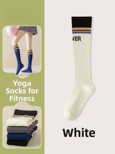 JINGCHI | Anti-Slip Professional Yoga Socks Womens Compression Long Tube Fitness Running Socks Pressure Muscle Compression Sports Socks