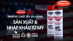 Chai xịt tẩy đa năng Sprayway 31 Crazy Clean 561ml (19oz)