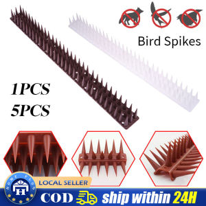 【Local delivery】 Security Protection Intruder 12pcs SK488 Repellent Practical Deterrent Anti-theft Fencing Garden Fence Wall Spikes Cat Anti Bird Thorn Bird-Spikes