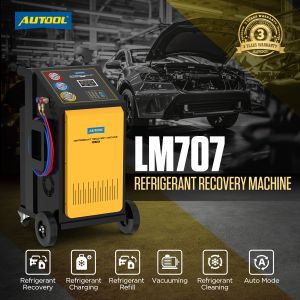 [Please contact customer service before placing an order] (Due to price restrictions not the actual price) AUTOOL LM707 Automatic AC Refrigerant Recovery Machine 3/8HP Vacuuming & Refueling & Refrigerant Recycle Filling Machine for R134a/R1234yf