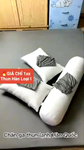 🌟GIÁ SIÊU RẺ🌟 Bộ 5 Món Chăn Ga Gối Thun Hàn Quốc Thoáng Mát Mềm Mại Không Nhăn Xù_Nemtot Bedding