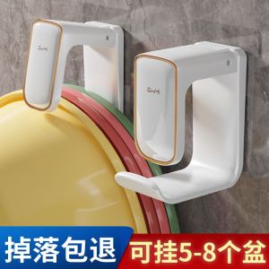 ตู้ครัวอเนกประสงค์ในห้องน้ำแบบติดผนังสำหรับแขวนอ่างล้างหน้าแบบไม่ต้องเจาะ ชั้นวางอ่างล้างหน้าแบบจัดระเบียบ อุปกรณ์สำหรับจัดเก็บอ่างล้างหน้า