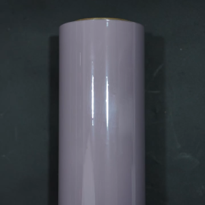 50Cm Sticker FANCHI ID-8249 PET Glossy Crystal Mist Grey Purple / Meter