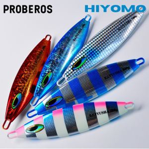 PROBEROS 1PCS Metal Spoon Jig Lure 180g 230g 280g Cast Slow Jig Glow Fishing Lure Fast Sinking Jigging Lures Baits Deep Sea Boat Fishing Tackle