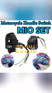 1Pair Switch With Hazard Lights Fit On Left/Right Stock Handle Switch Yamaha Mio/Sporty/Aerox/Mio i 125/M3/MXI/Sniper135