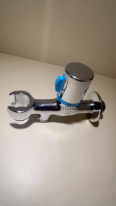 Showy 1937-210 Linear Bib Tap C/W Shower Bidet Valve Holder with 1944 Handle Stainless Steel