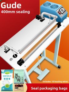 Good | Foot Pedal Automatic Continuous Heat Shrink Film Packaging Machine 40CM