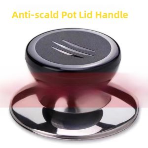 Tempered Glass Pot Lid Handle Home Use Transparent Cover Cap Universal Wok Cooking Steaming Pot Handle Accessories
