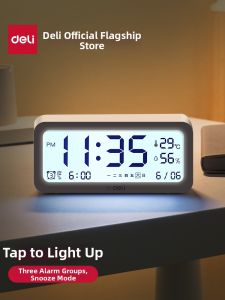 deli | Đồng Hồ Báo Thức Thông Minh Cho Học Sinh Trung Học Cơ Sở