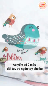 Áo Yếm Ăn Dặm BLW Chống Thấm Cao Cấp Có Máng Hứng Tiện Lợi Mềm Nhẹ Thoáng Mát Dễ Vệ Sinh Nhanh Khô với Nhiều Họa Tiết Đáng Yêu