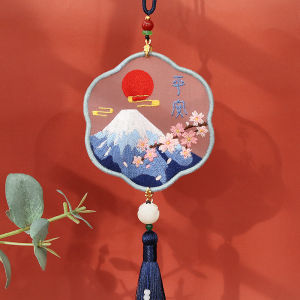 GUANGMANZHI | DIY Embroidery Kit for Safekeeping Charm Pendant