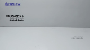 HIVIEW HIK-B1A21P-U-A 2MP OUTDOOR FIXED TURRET AUDIO IP CAMERA ANALOG D-SERIES