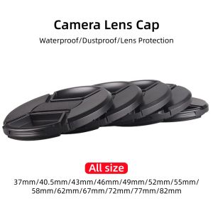 Camera Lens Cap Dustproof Cover 37mm 40.5mm 43mm 46mm 49mm 52mm 55mm 58mm 62mm 67mm 77mm 82mm for Canon Nikon Sony Accessories