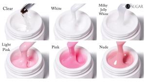 UR  Sugar 15ml Clear Quick Nail Extension Gel Semi Permanent Jelly Nude Color Extension Gel UV LED Soak Off Manicure